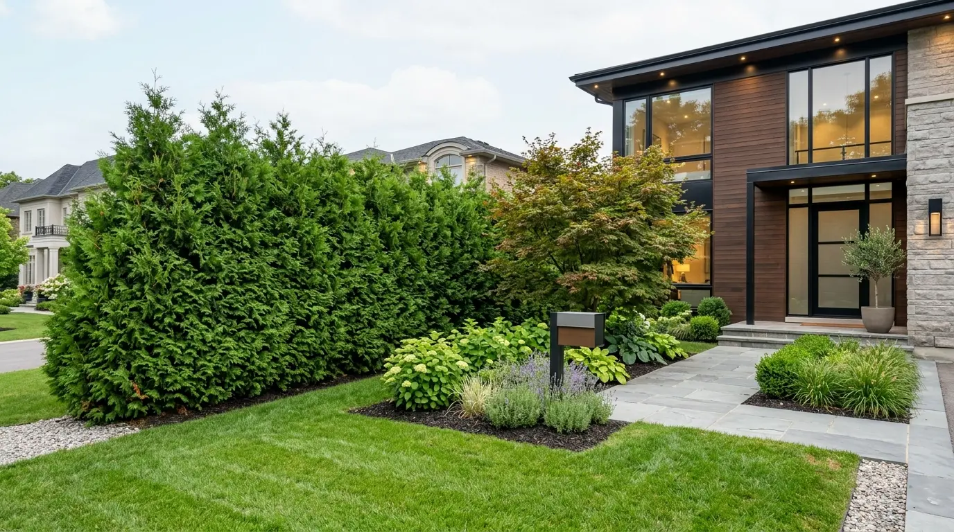 Arborvitae Privacy Screen